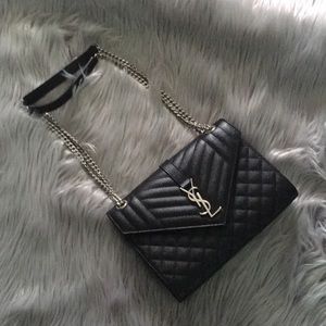 YSL Medium Calfskin Chain strap bag